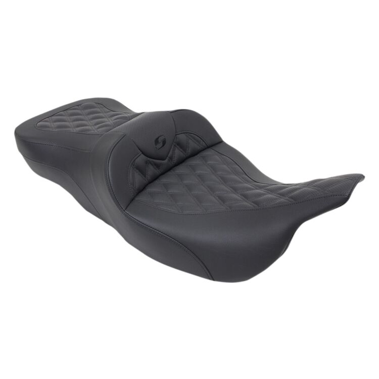 Saddlemen Roadsofa LS Lattice Stitch 2-Up Seat For Harley Electra Glide / Road Glide 1997-2007
