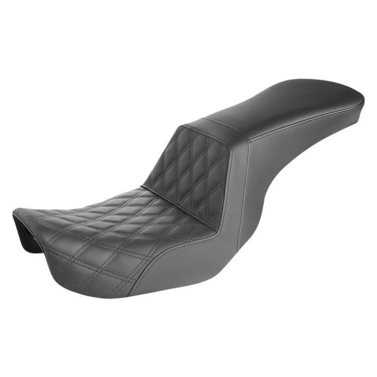 Saddlemen Step-Up LS Lattice Stitch Seat For Harley Dyna 2006-2017