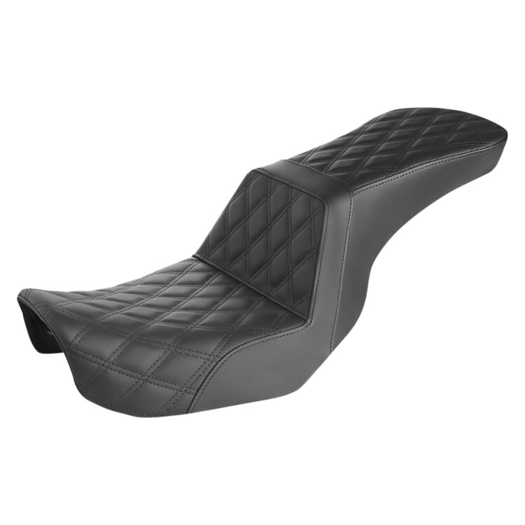 Saddlemen Step-Up LS Lattice Stitch Seat For Harley Dyna 2006-2017 - Image 3