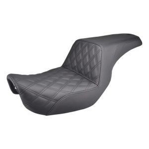 Saddlemen Step-Up LS Lattice Stitch Seat For Harley Dyna 2006-2017