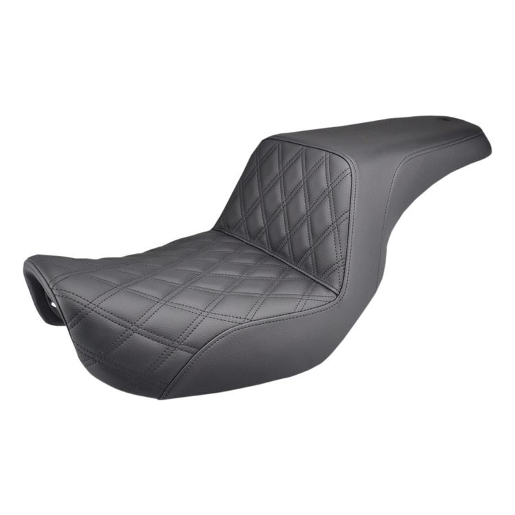 Saddlemen Step-Up LS Lattice Stitch Seat For Harley Dyna 2006-2017