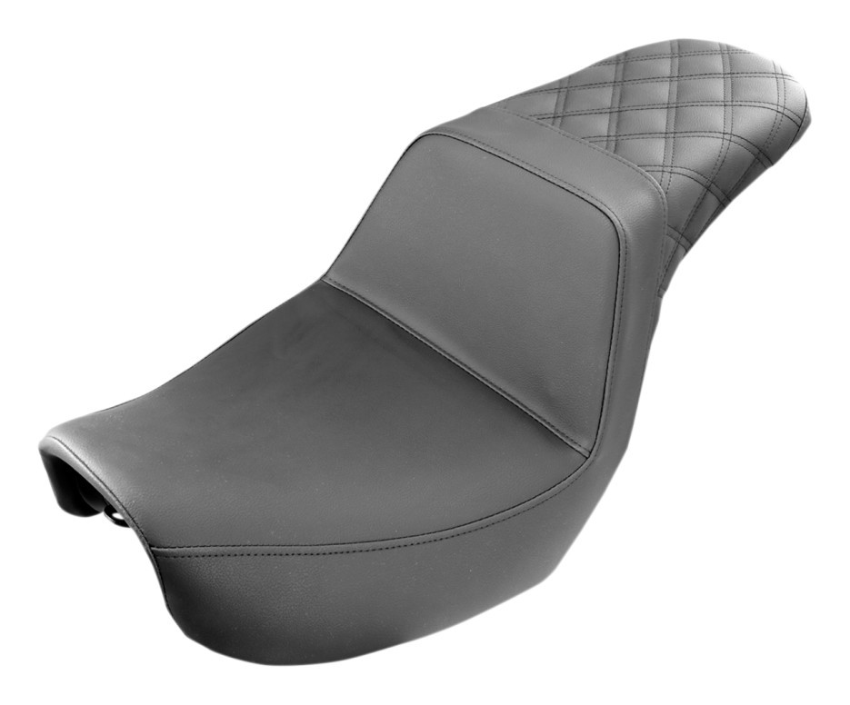 Saddlemen Step-Up LS Lattice Stitch Seat For Harley Dyna 2006-2017
