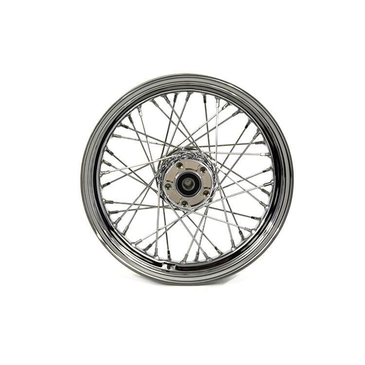 V-Twin Mfg. 16" Rear Spoke Wheel Assembly For Harley 2000-2007