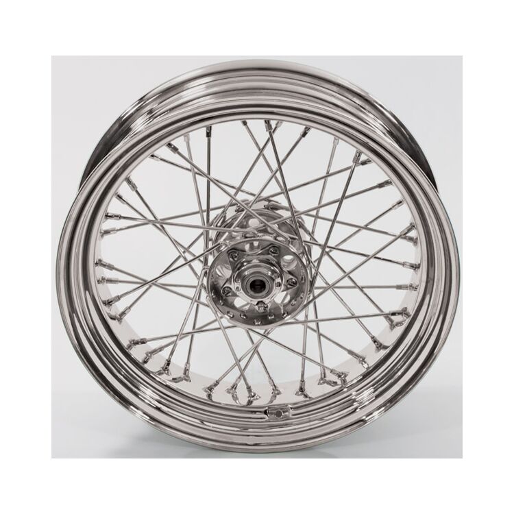 V-Twin Mfg. Replica 40 Spoke Star Hub Wheel For Harley Big Twin 1936-1966