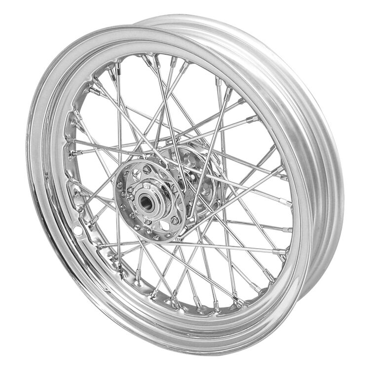 V-Twin Mfg. Replica 40 Spoke Star Hub Wheel For Harley Big Twin 1936-1966 - Image 5