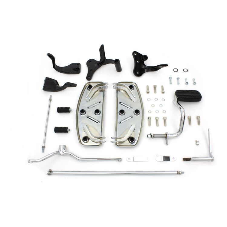 V-Twin Mfg. Rider Floorboard Kit For Harley Dyna 1996-2005 - Image 2