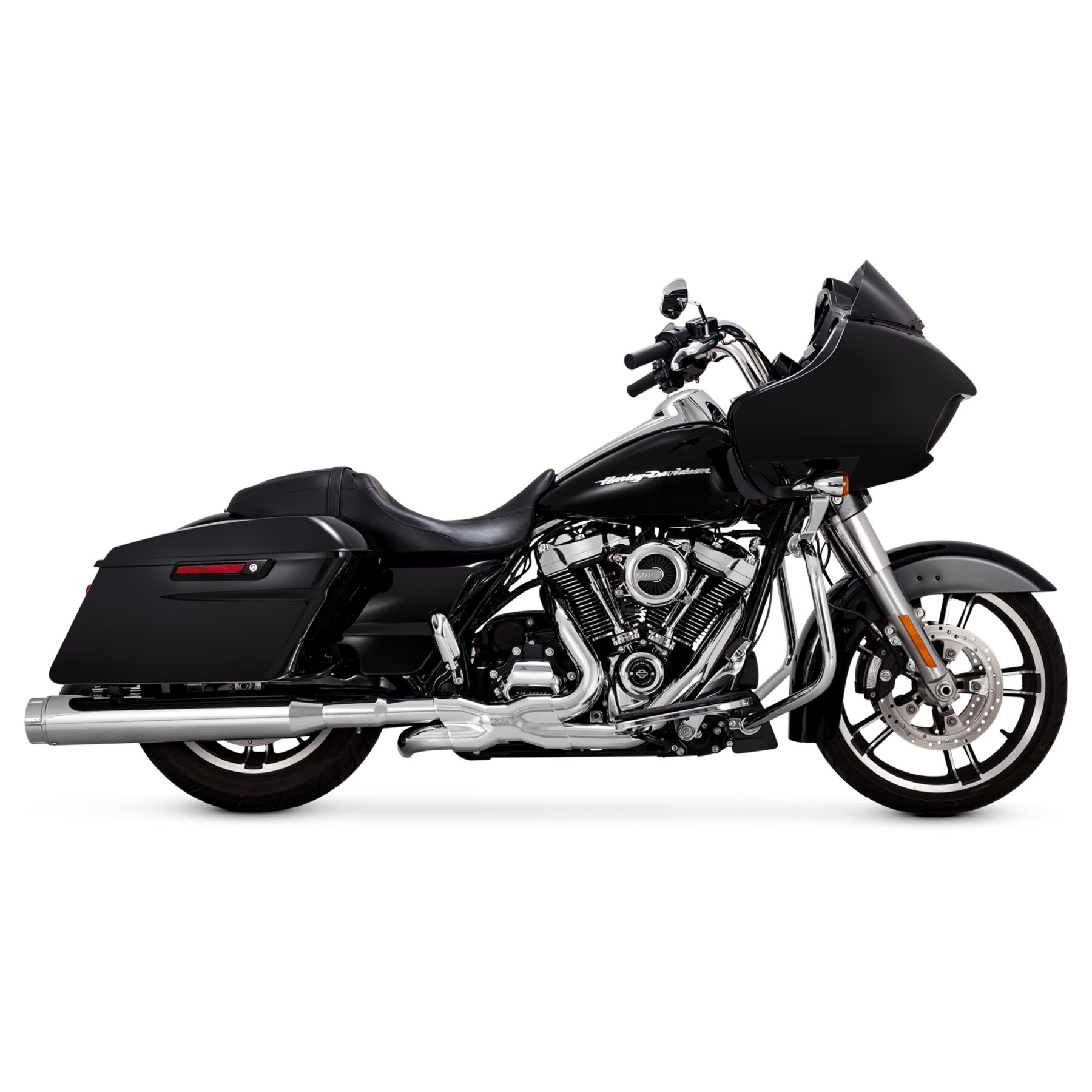 Vance & Hines 4 1/2" Torquer 450 Slip-On Mufflers For Harley - Image 7