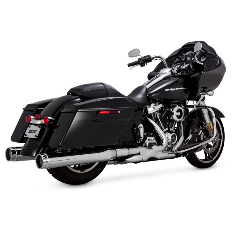 Vance & Hines 4 1/2" Torquer 450 Slip-On Mufflers For Harley - Image 5
