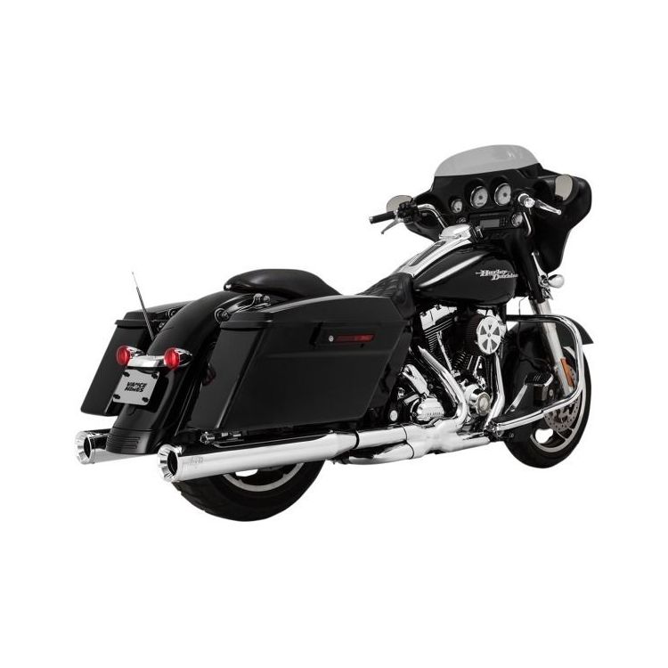 Vance & Hines 4" Eliminator Slip-On Mufflers For Harley Touring - Image 4