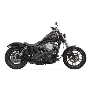 Bassani Radial Sweepers Exhaust With Heat Shields For Harley Softail 1986-2017