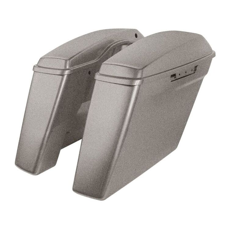 HogWorkz OE Color Matched 4" Stretched Dual Blocked Saddlebags For Harley Touring 2014-2025 - Image 5
