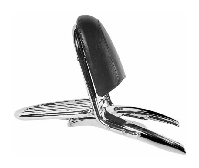 HogWorkz Sissy Bar With Backrest And Luggage Rack For Harley V-Rod 2002-2006 - Image 5