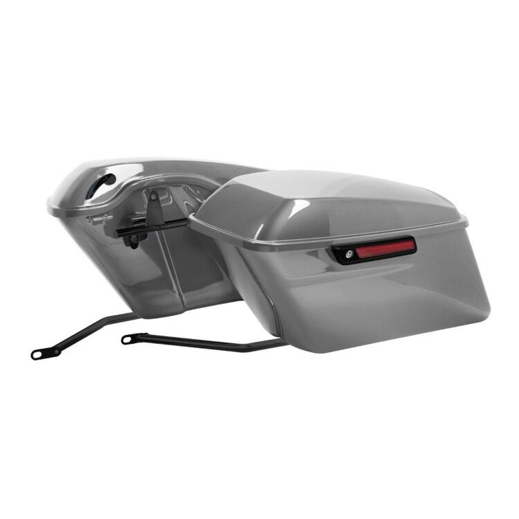 HogWorkz OE Color Matched Standard Saddlebag Conversion Kit For Harley Softail 1986-2017 - Image 44