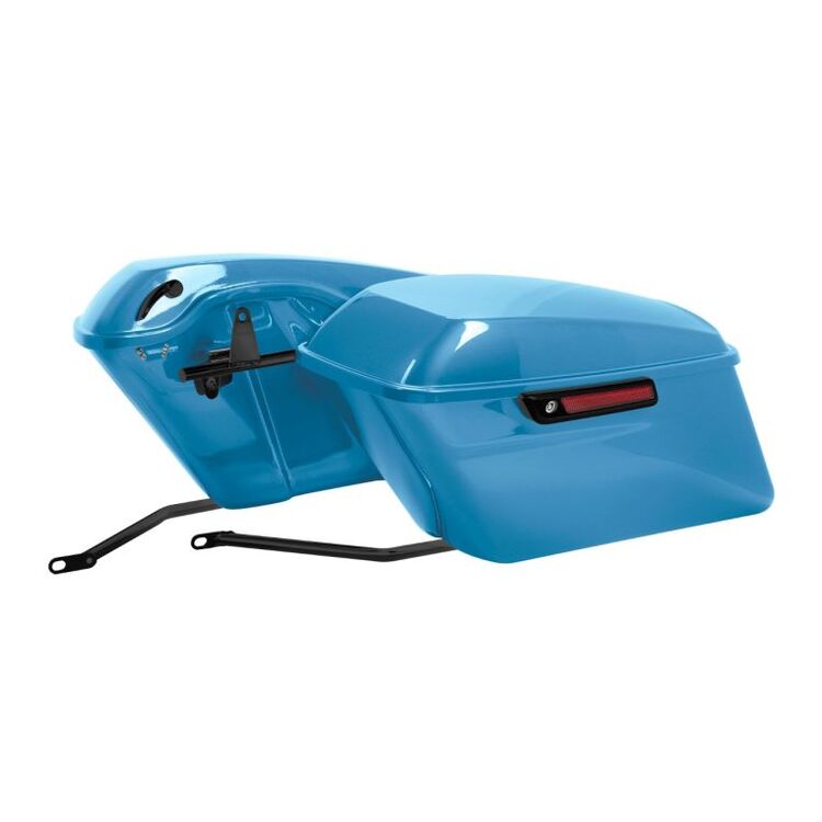 HogWorkz OE Color Matched Standard Saddlebag Conversion Kit For Harley Softail 1986-2017 - Image 23