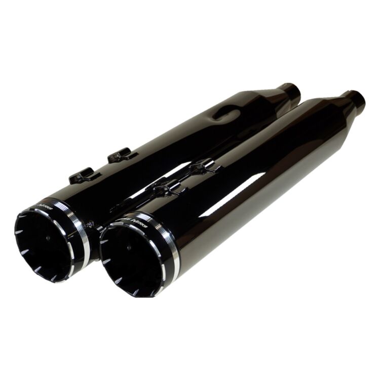 Khrome Werks HP-Plus 4.5" Edge Tip Slip-On Mufflers For Harley Touring 2017-2026 - Image 5