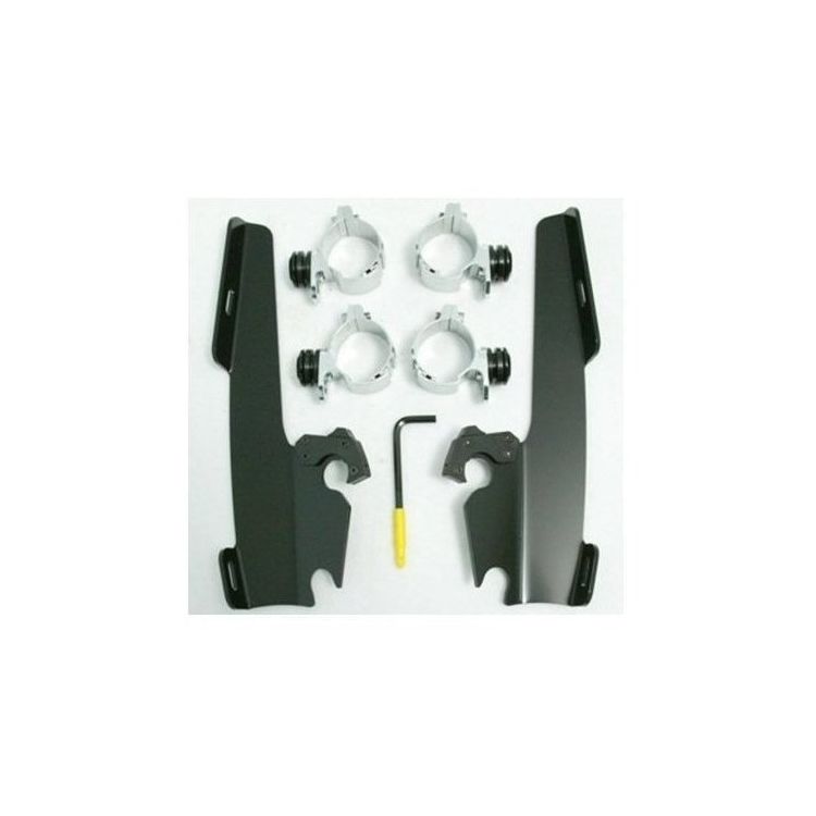 Memphis Shades Fats / Slim / Batwing Trigger-Lock Mount Kit For Harley Dyna / Softail 2006-2017