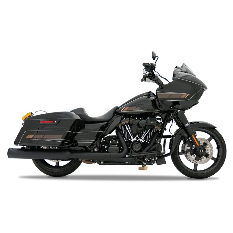 Rinehart 4 1/2" HP45 XL Slip-On Mufflers For Harley Touring 2017-2026