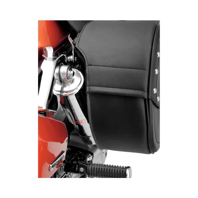 Saddlemen Drifter Teardrop Saddlebags with Shock Cutaway