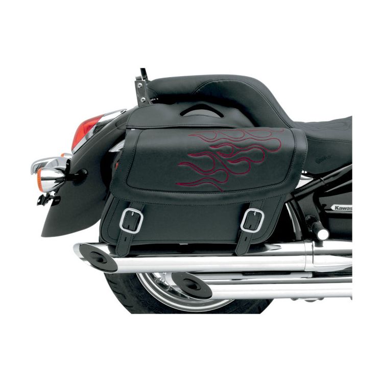 Saddlemen Highwayman Flame Tattoo Saddlebags - Image 3