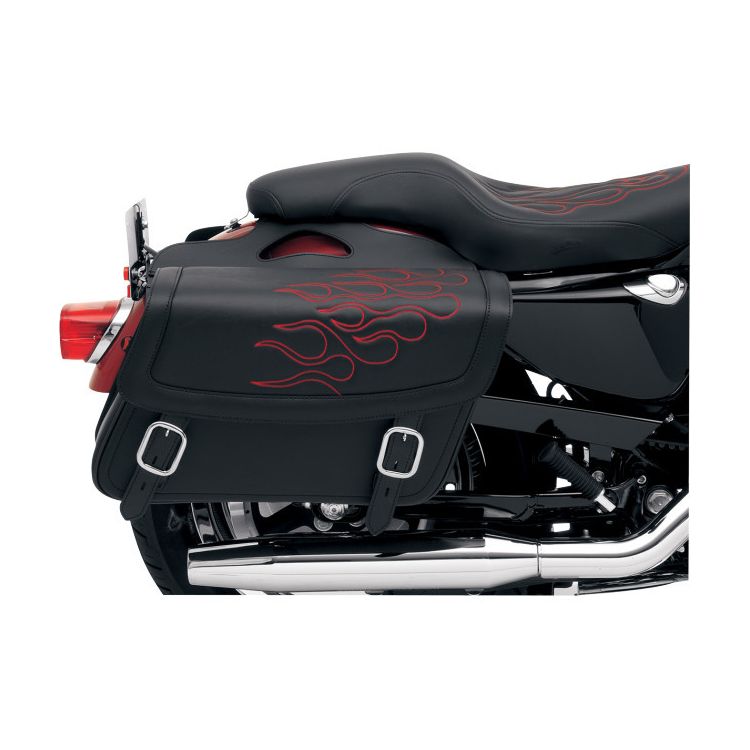 Saddlemen Highwayman Flame Tattoo Saddlebags - Image 5