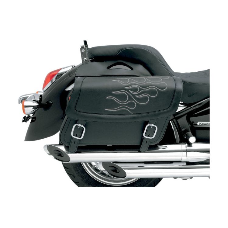 Saddlemen Highwayman Flame Tattoo Saddlebags - Image 6