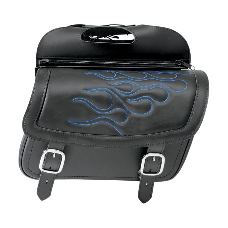 Saddlemen Highwayman Flame Tattoo Saddlebags