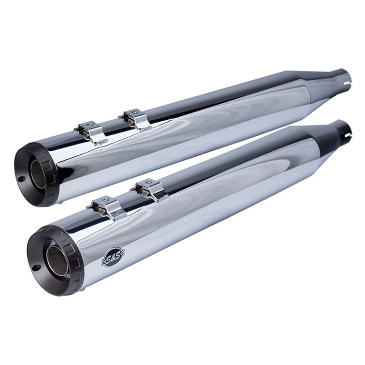 S&S Cycle Grand National Slip-On Muffler For Harley Touring 2017-2026