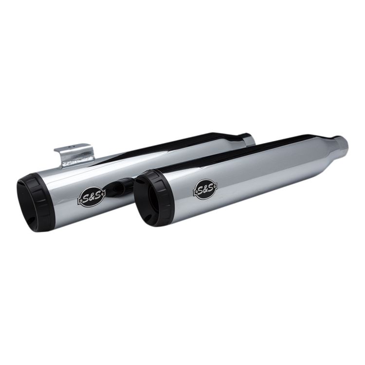 S&S Cycle Grand National Slip-On Mufflers For Harley Dyna 2008-2017 - Image 2
