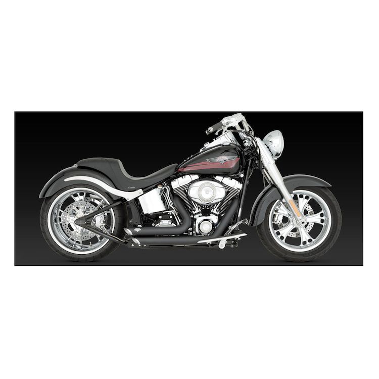 Vance & Hines Shortshots Staggered Exhaust For Harley Softail 1986-2009
