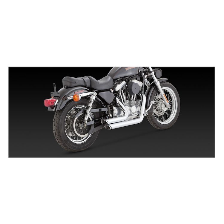 Vance & Hines Shortshots Staggered Exhaust For Harley Sportster 1999-2003 - Image 2