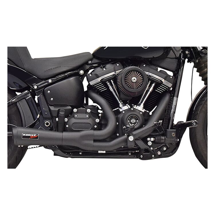 Bassani Ripper Road Rage 2-Into-1 Exhaust System For Harley Softail 2018-2024