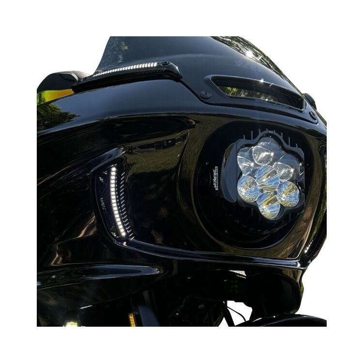 Custom Dynamics Shark Demon 2 Headlight For Harley Low Rider ST 2022-2026