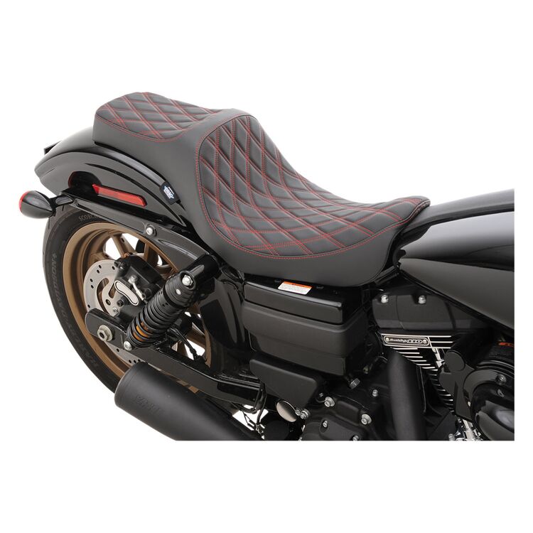 Drag Specialties Predator III Seat For Harley Dyna 2006-2017 - Image 3