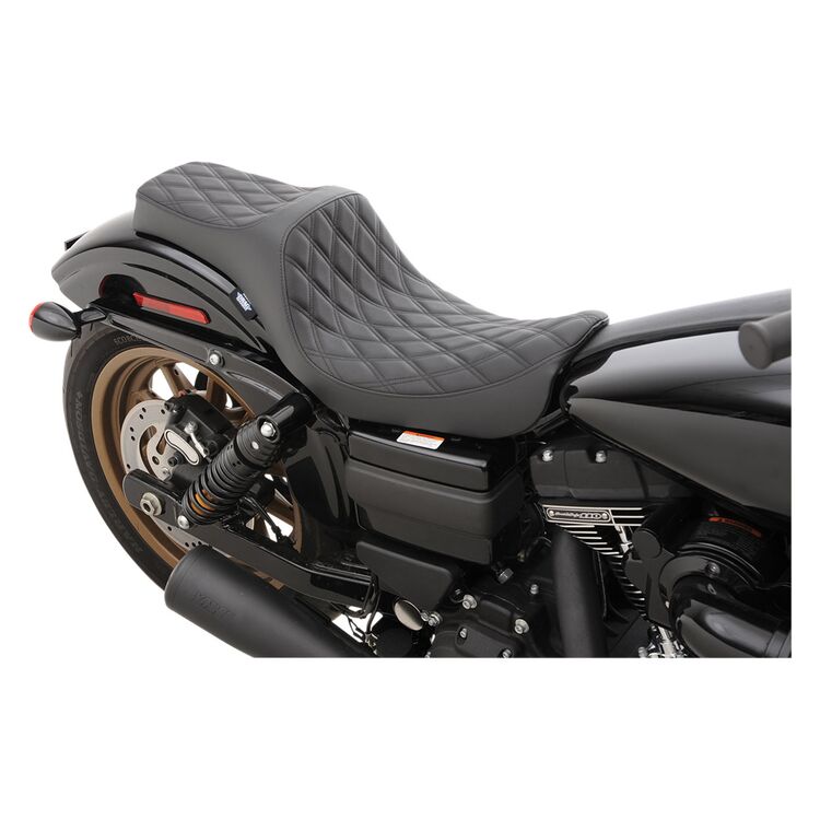 Drag Specialties Predator III Seat For Harley Dyna 2006-2017 - Image 2