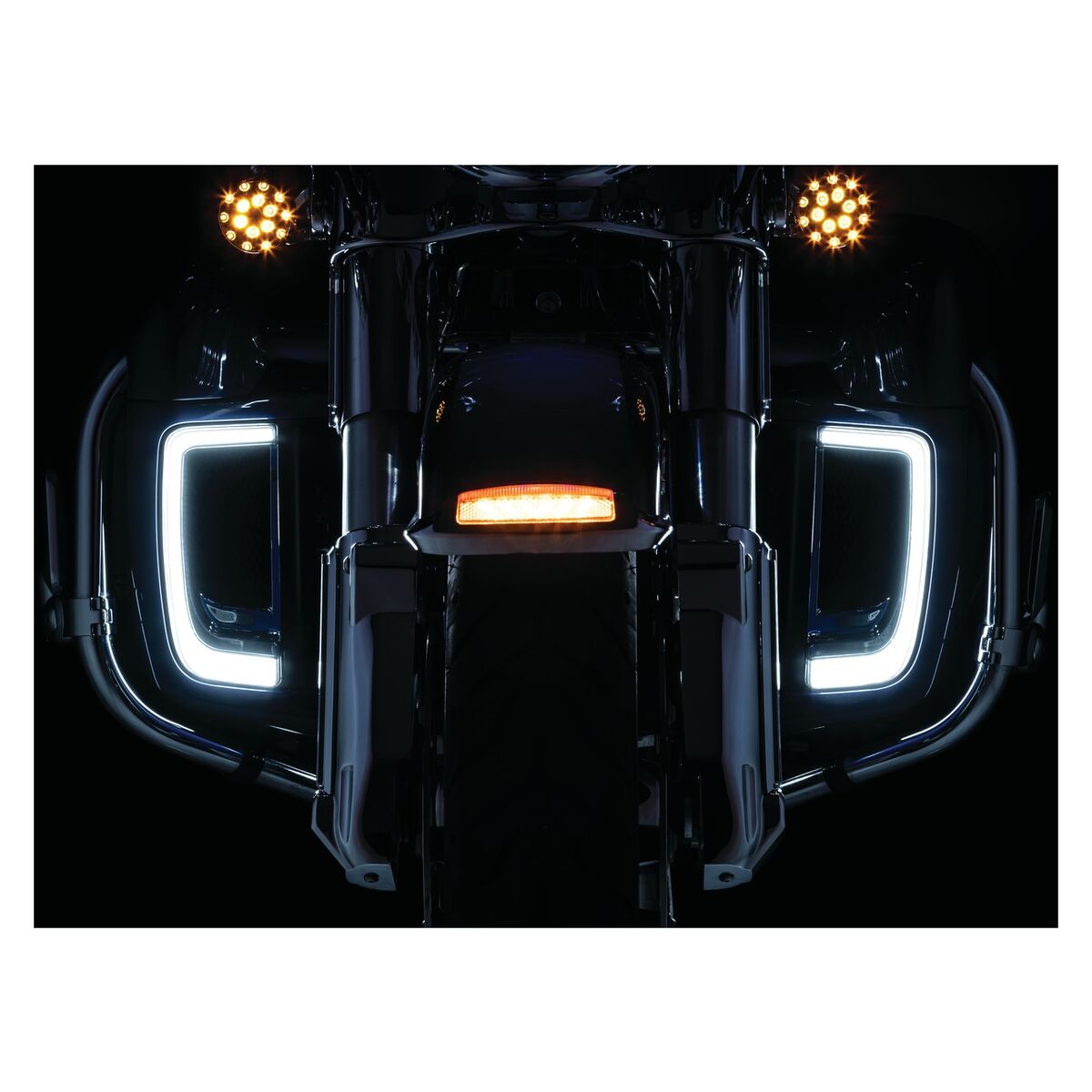 Kuryakyn Tracer LED Fairing Lower Grills For Harley Touring 2014-2025 - Image 4