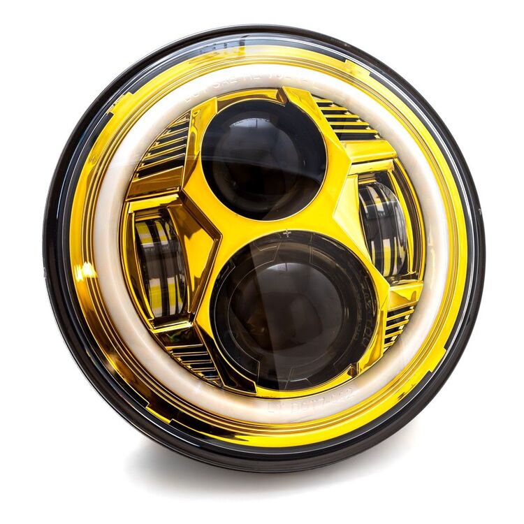 Letric Lighting Co. 7" Color Collection Halo LED Headlamp For Harley 1994-2025