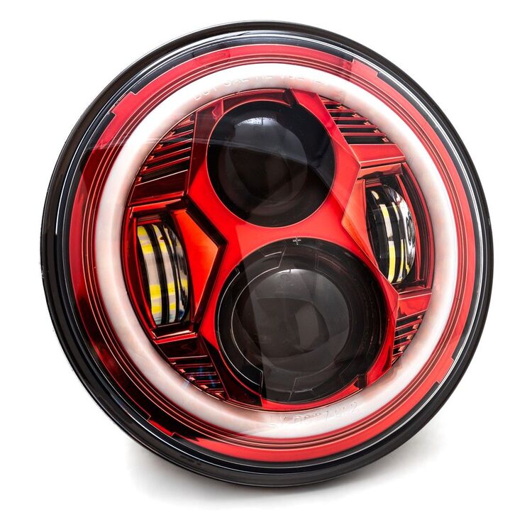 Letric Lighting Co. 7" Color Collection Halo LED Headlamp For Harley 1994-2025 - Image 3