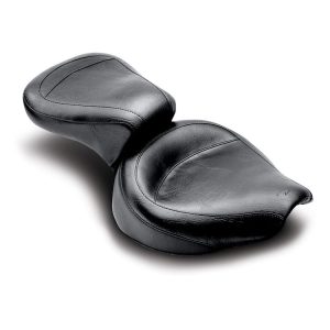 Mustang Wide Touring Smooth Seat For Harley FL / FX 1958-1984