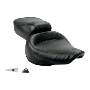 Mustang Wide Touring Smooth Seat For Harley Dyna 1991-1995