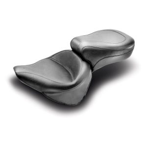 Mustang Wide Touring Smooth Seat For Harley Softail w/ 150mm Rear Tire 2000-2007
