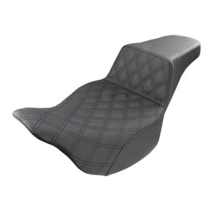 Saddlemen Step-Up LS Lattice Stitch Seat For Harley Touring 2008-2025