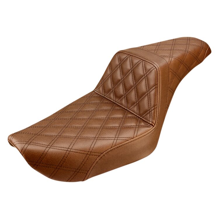 Saddlemen Step-Up LS Lattice Stitch Seat For Harley Dyna 1996-2003 - Image 5