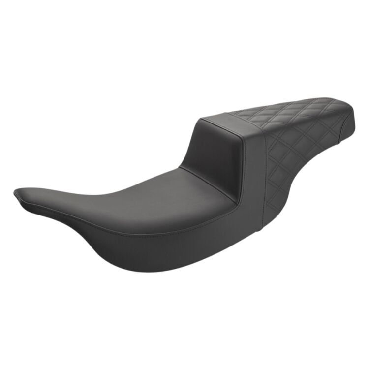 Saddlemen Step-Up LS Lattice Stitch Seat For Harley Touring 1997-2007 - Image 3