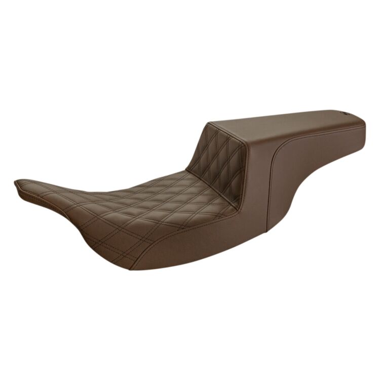 Saddlemen Step-Up LS Lattice Stitch Seat For Harley Touring 1997-2007 - Image 4
