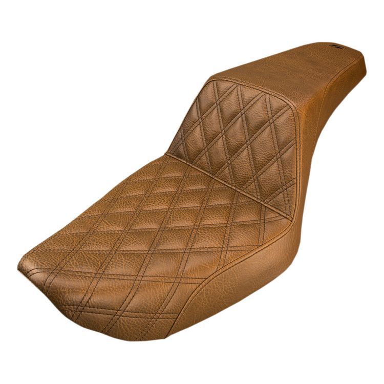 Saddlemen Step-Up LS Lattice Stitch Seat For Harley Dyna 1996-2003 - Image 4