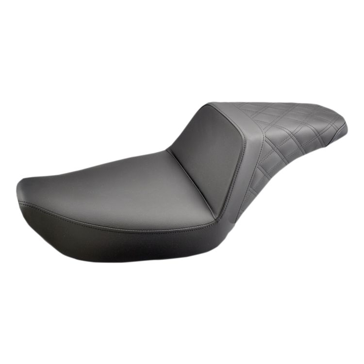 Saddlemen Step-Up LS Lattice Stitch Seat For Harley Dyna 1996-2003 - Image 3