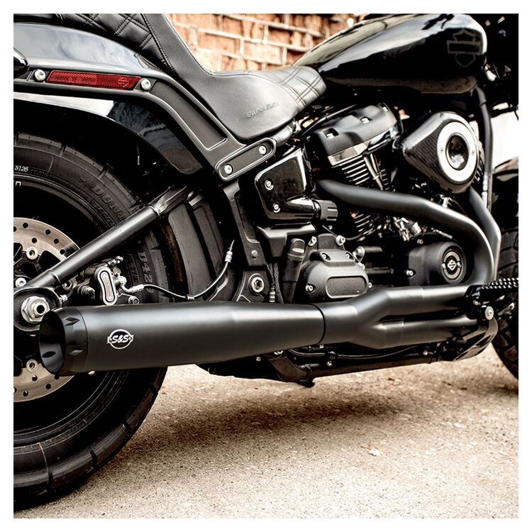 S&S Cycle Superstreet 2-Into-1 Exhaust System For Harley Softail 2018-2024