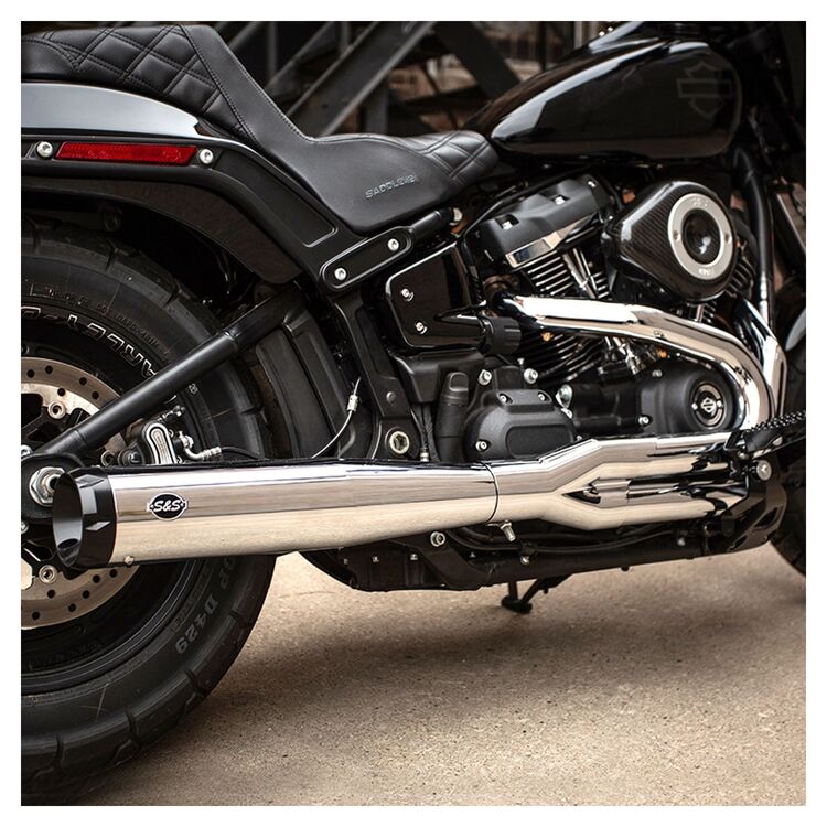 S&S Cycle Superstreet 2-Into-1 Exhaust System For Harley Softail 2018-2024 - Image 3