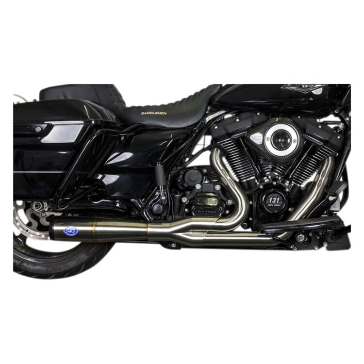 S&S Cycle Diamondback 2-1 Race Only Exhaust System For Harley Touring 2017-2025