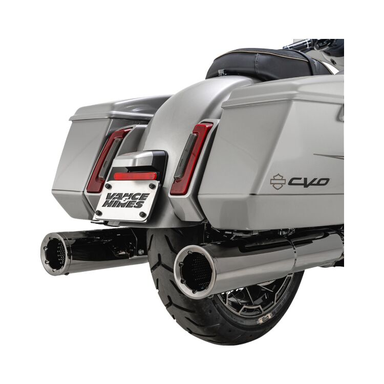 Vance & Hines 4 1/2" Hi-Output Slip-On Mufflers For Harley Touring
